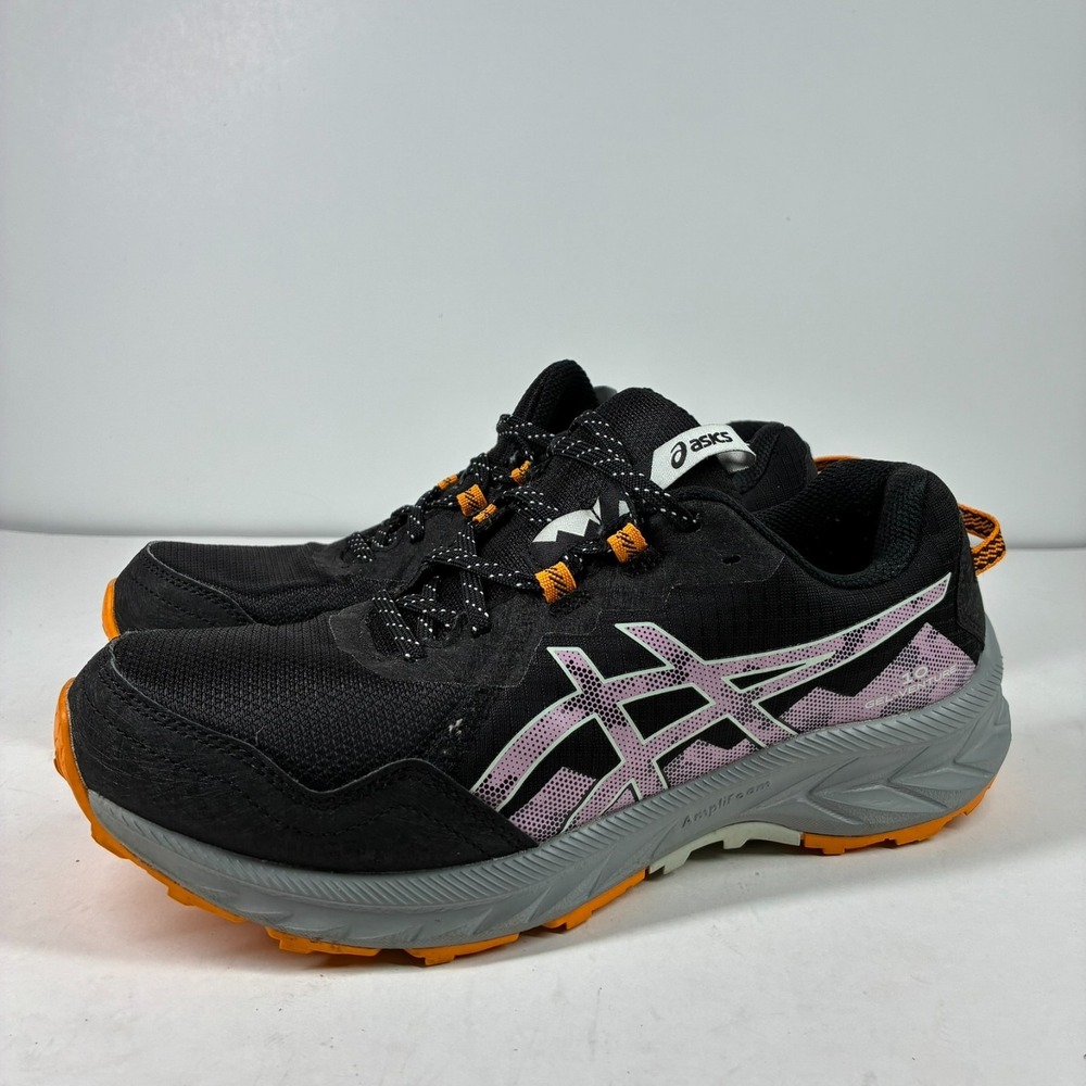 ASICS Gel-Venture 9 Women's US 9.5 Black/Light Ube Trail Running Shoes 1012B759